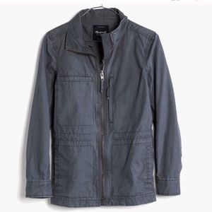 madewell fleet jacket in ink blue NWOT